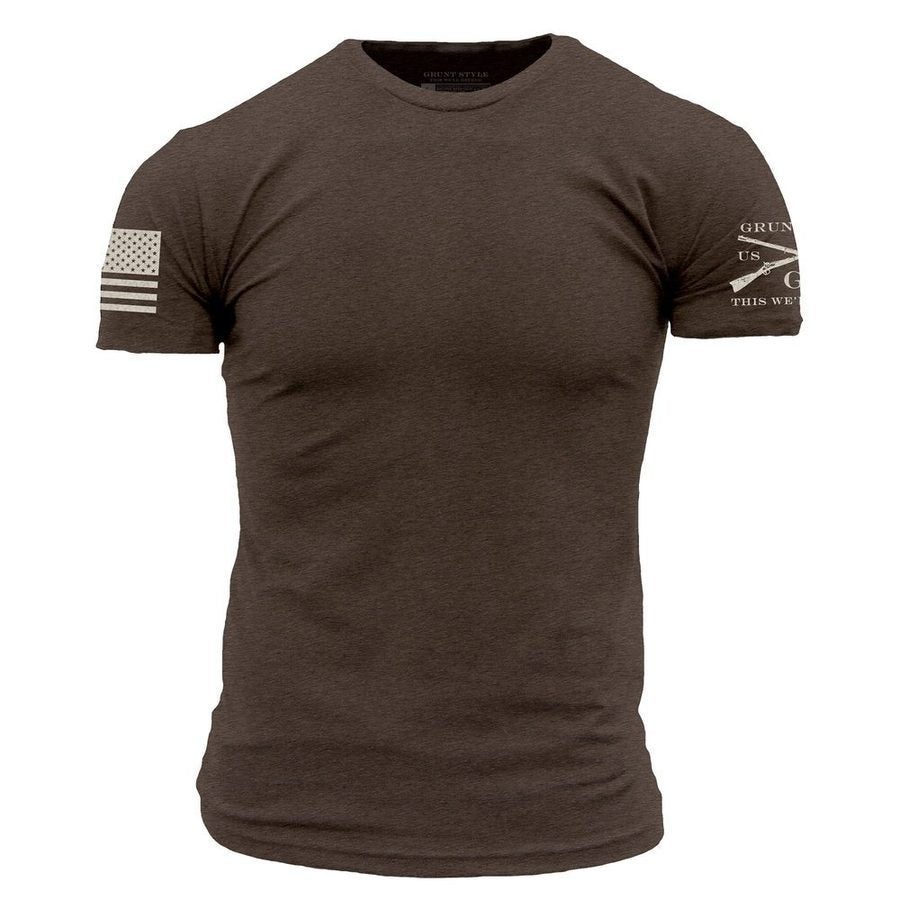 Grunt Style Tshirt - Basic T-Shirt - Heather Brown 
