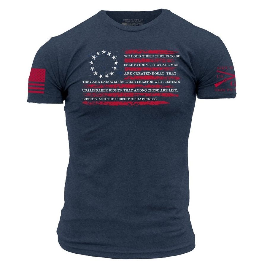 Grunt Style Tshirt - Declaration T-Shirt - Midnight Navy 