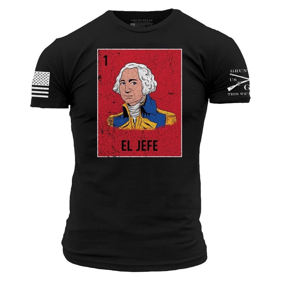 Grunt Style Tshirt - El Jefe T-Shirt - Black 