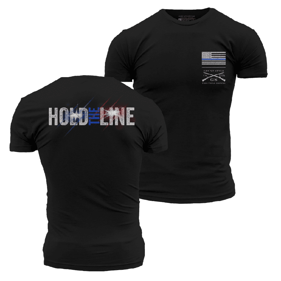 Grunt Style Tshirt - Hold The Line 2.0 T-Shirt - Black 