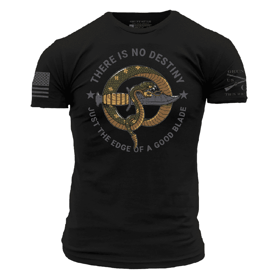 Grunt Style Tshirt - No Destiny T-Shirt - Black 