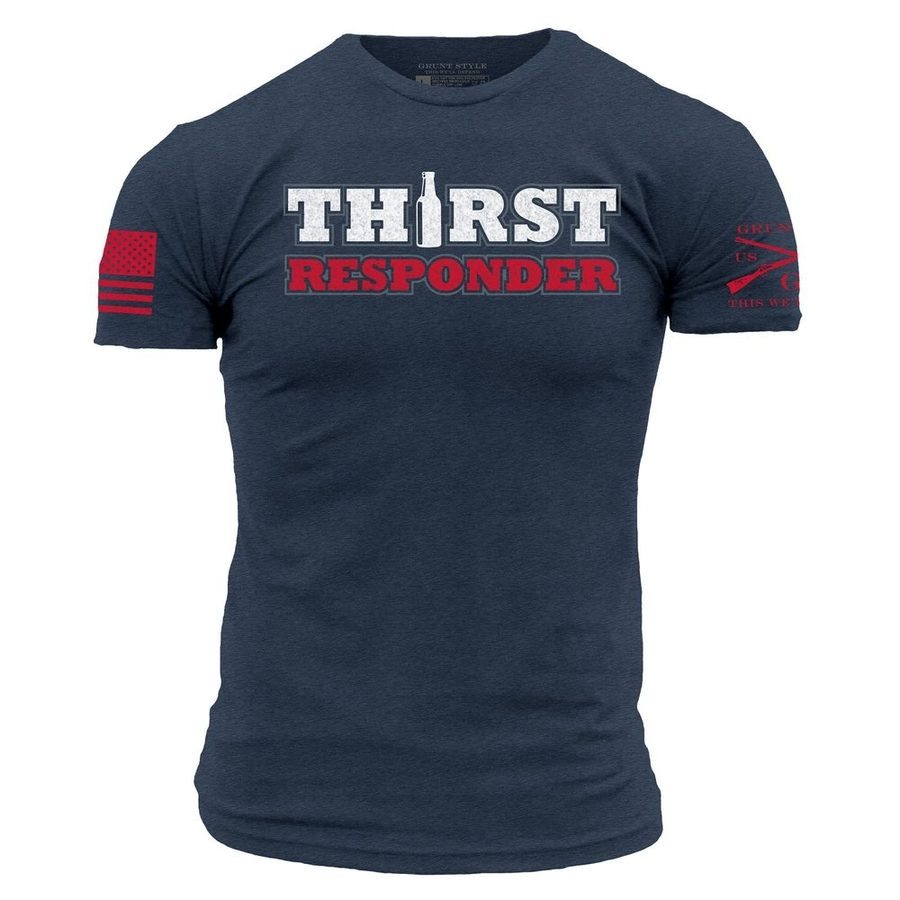 Grunt Style Tshirt - Thirst Responder T-Shirt - Midnight Navy 