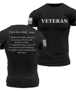 Grunt Style Tshirt - Veteran Defined T-Shirt - Black 