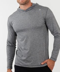 Rhoback Hoodie - Blitz Tech Hoodie | Heather - Middie Grey/White 
