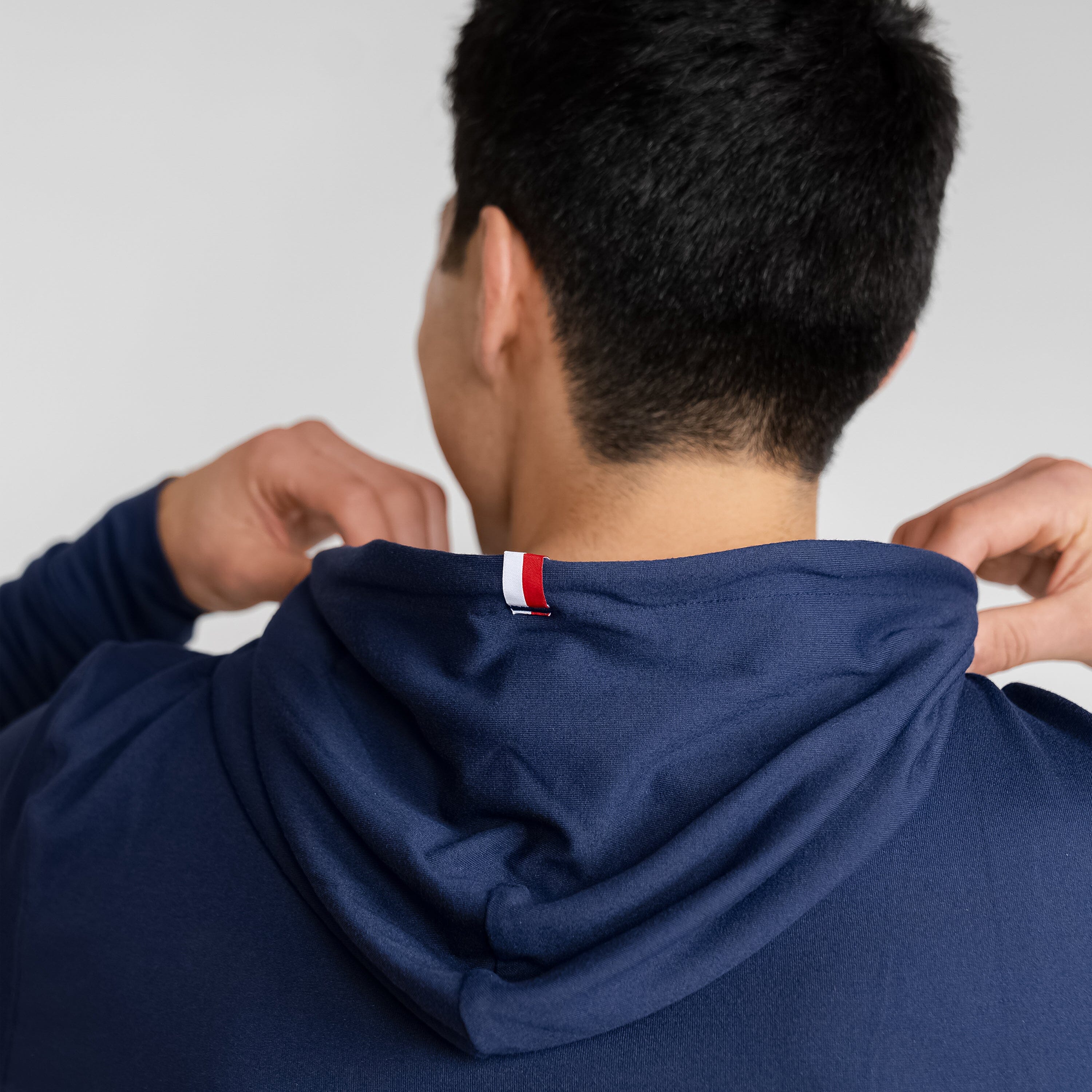 Rhoback Hoodie - Hesi Performance Hoodie | Heather - Admiral Navy/Ink Blue