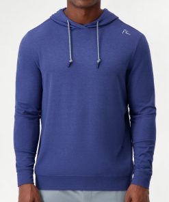 Rhoback Hoodie - Hesi Performance Hoodie | Heather - Flag Blue/Dusk Blue 