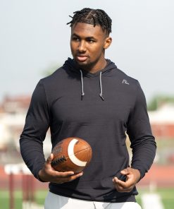 Rhoback Hoodie - Hesi Performance Hoodie | Solid - Midnight Black 